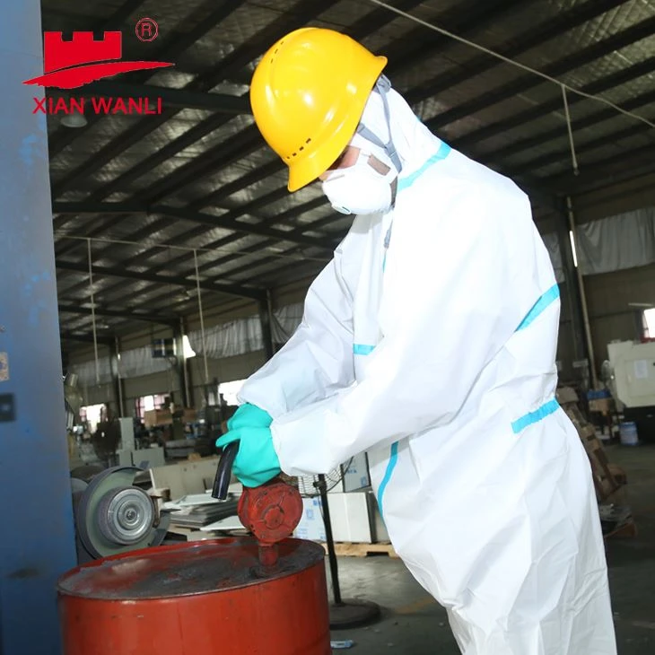 Disposable Protective Coverall Hazmat Suit