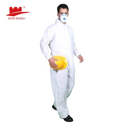 Baju Hazmat Sekali Pakai Putih